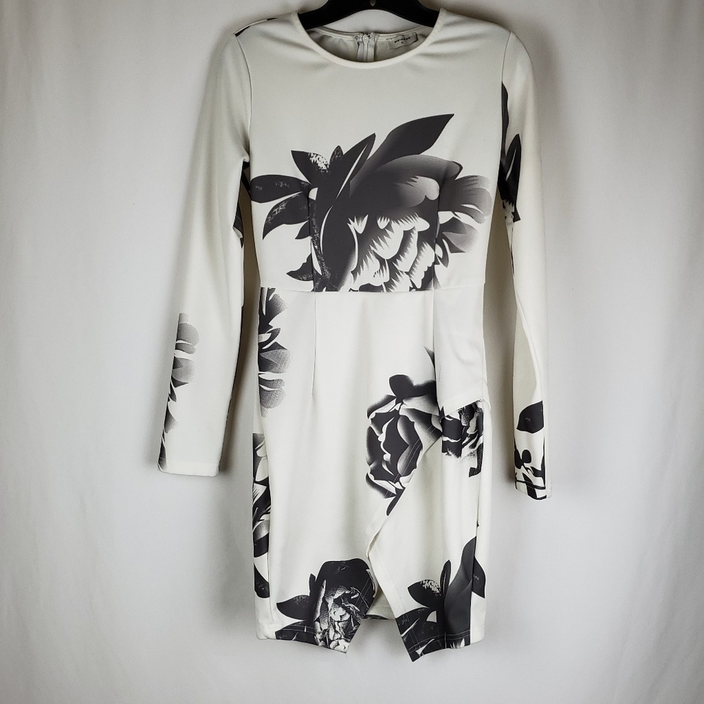 Shein Madison Dress Dark Bloom Small Wrap Skirt - Picture 2 of 6